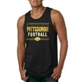 thumbnail image 1 of Pittsburgh Pit Hometown City Football Fan Pride Sports Mens Graphic Tank Top, Black, X-Large, 1 of 3