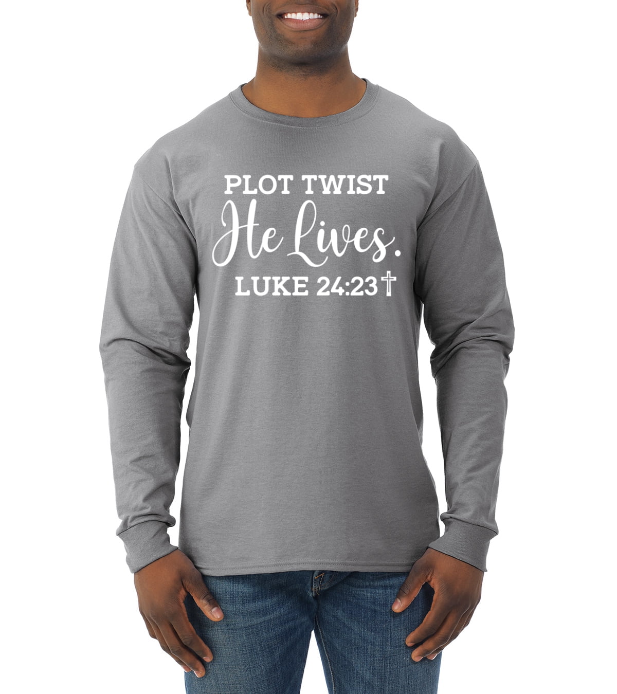 Wild Bobby Plot Twist He Lives Luke 24:23 Inspirational/Christian Men ...