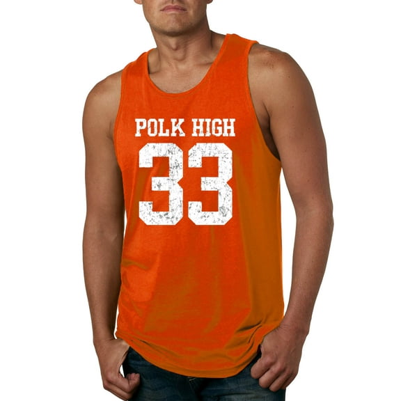 Wild Bobby, Polk High Bundy 33 Married with Children Fan, Pop Culture, Men Graphic Tank Top, Orange, XX-Large