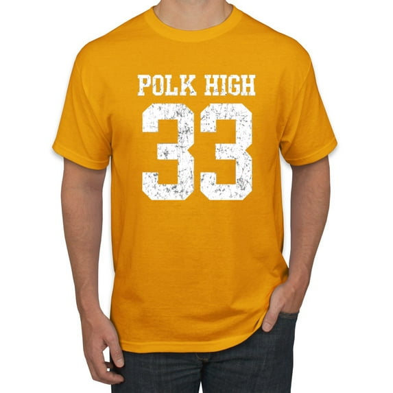 Wild Bobby, Polk High Bundy 33 Married with Children Fan, Pop Culture, Men Graphic Tee, Gold, 5X-Large