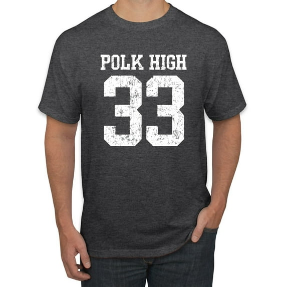 Wild Bobby, Polk High Bundy 33 Married with Children Fan, Pop Culture, Men Graphic Tee, Heather Black, Small