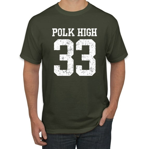 Wild Bobby, Polk High Bundy 33 Married with Children Fan, Pop Culture, Men Graphic Tee, Military Green, Small