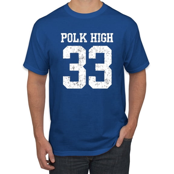 Wild Bobby, Polk High Bundy 33 Married with Children Fan, Pop Culture, Men Graphic Tee, Royal, Small
