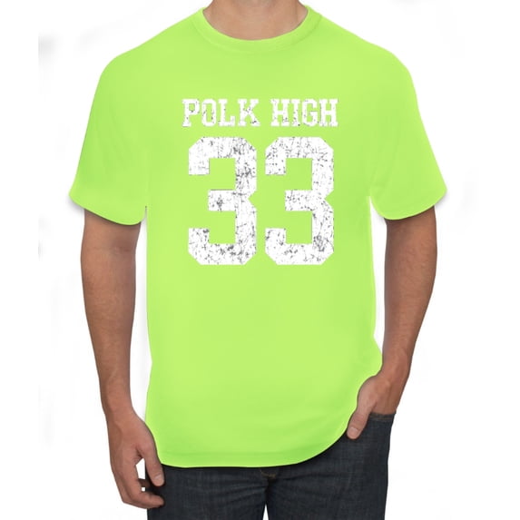 Wild Bobby, Polk High Bundy 33 Married with Children Fan, Pop Culture, Men Graphic Tee, Safety Green, 5X-Large