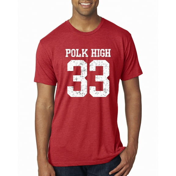 Wild Bobby, Polk High Bundy 33 Married with Children Fan, Pop Culture, Men Premium Tri Blend Tee, Vintage Red, Large
