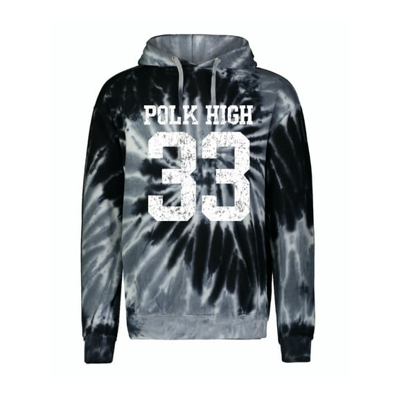 Wild Bobby, Polk High Bundy 33 Married with Children Fan, Pop Culture, Unisex Graphic Hoodie Sweatshirt, Spiral Black, Medium