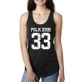 thumbnail image 1 of Wild Bobby, Polk High Bundy 33 Married with Children Fan, Pop Culture, Women Racerback Tank Top, Black, Large, 1 of 4