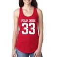 thumbnail image 1 of Wild Bobby, Polk High Bundy 33 Married with Children Fan, Pop Culture, Women Racerback Tank Top, Red, X-Large, 1 of 4