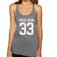 thumbnail image 1 of Wild Bobby, Polk High Bundy 33 Married with Children Fan, Pop Culture, Women Tri-Blend Racerback Tank Top, Premium Heather, Small, 1 of 4