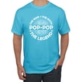 thumbnail image 1 of Wild Bobby, Pop-Pop Man Myth Legend Funny Dad Uncle Papa Granpa Dad Gift, Father's Day, Men Graphic Tee, Light Turquoise, X-Large, 1 of 4