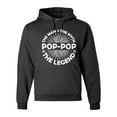 thumbnail image 1 of Wild Bobby, Pop-Pop Man Myth Legend Funny Dad Uncle Papa Granpa Dad Gift, Father's Day, Unisex Graphic Hoodie Sweatshirt, Heather Black, 3X-Large, 1 of 4