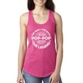 thumbnail image 1 of Wild Bobby, Pop-Pop Man Myth Legend Funny Dad Uncle Papa Granpa Dad Gift, Father's Day, Women Racerback Tank Top, Raspberry, Large, 1 of 4