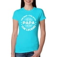 thumbnail image 1 of Wild Bobby, Pop-Pop Man Myth Legend Funny Dad Uncle Papa Granpa Dad Gift, Father's Day, Women Slim Fit Junior Tee, Tahiti Blue, Medium, 1 of 4