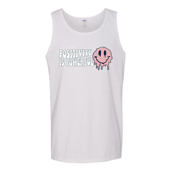 Wild Bobby Positivity is Powerful Streetwear Men Tank Top
