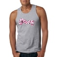 thumbnail image 1 of Wild Bobby, Pray Bubble Letters Inspirational/Christian Men Graphic Tank Top, Heather Grey, 3X-Large, 1 of 6