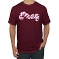 thumbnail image 1 of Wild Bobby, Pray Bubble Letters Inspirational/Christian Men Graphic Tee, Maroon, 3X-Large, 1 of 6
