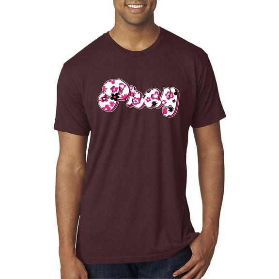 Wild Bobby, Pray Bubble Letters Inspirational/Christian Men Premium Tri Blend Tee, Cardinal, Large