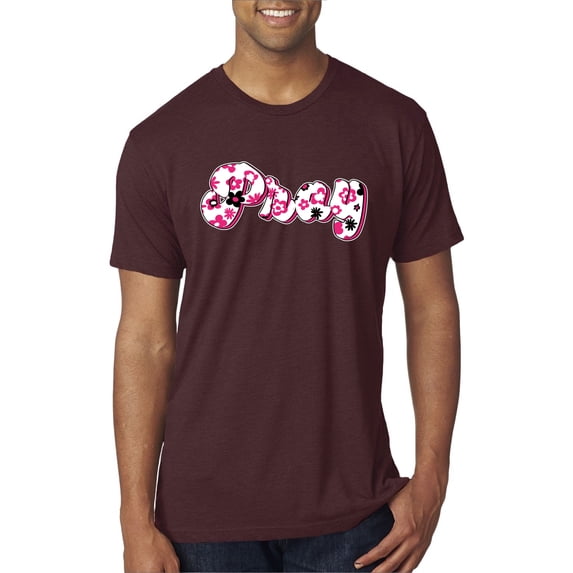 Wild Bobby, Pray Bubble Letters Inspirational/Christian Men Premium Tri Blend Tee, Cardinal, XX-Large