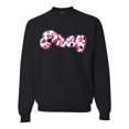 thumbnail image 1 of Wild Bobby, Pray Bubble Letters Inspirational/Christian Unisex Crewneck Graphic Sweatshirt, Black, Small, 1 of 6