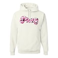 thumbnail image 1 of Wild Bobby, Pray Bubble Letters Inspirational/Christian Unisex Graphic Hoodie Sweatshirt, White, Small, 1 of 6