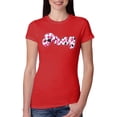 thumbnail image 1 of Wild Bobby Pray Bubble Letters Inspirational/Christian Women Slim Fit Junior Tee, Red, Small, 1 of 6