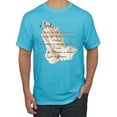 thumbnail image 1 of Wild Bobby, Praying Hands God Grant me the Serenity Courage Wisdom, Inspirational/Christian, Men's Graphic Tees, Light Turquoise, 4XL, 1 of 3