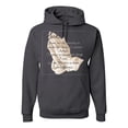 thumbnail image 1 of Wild Bobby, Praying Hands God Grant me the Serenity Courage Wisdom, Inspirational/Christian, Unisex Graphic Hoodie Sweatshirt, Charcoal, Large, 1 of 3