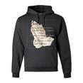 thumbnail image 1 of Wild Bobby, Praying Hands God Grant me the Serenity Courage Wisdom, Inspirational/Christian, Unisex Graphic Hoodie Sweatshirt, Heather Black, 3XL, 1 of 3