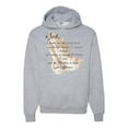 thumbnail image 1 of Wild Bobby, Praying Hands God Grant me the Serenity Courage Wisdom, Inspirational/Christian, Unisex Graphic Hoodie Sweatshirt, Heather Grey, 2XL, 1 of 3