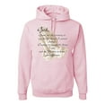 thumbnail image 1 of Wild Bobby, Praying Hands God Grant me the Serenity Courage Wisdom, Inspirational/Christian, Unisex Graphic Hoodie Sweatshirt, Light Pink, Small, 1 of 3