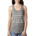 thumbnail image 1 of Wild Bobby Pumpkins Hayrides Apple Cider and Falling Leaves White and Black Halloween Women Racerback Tank Top, Heather Grey, Large, 1 of 6