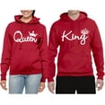 thumbnail image 1 of Wild Bobby, Queen King Matching Cute Gift Idea Anniversary Wedding | Matching Couples Set Hoodie Couples Sweatshirt, Mens 3XL-Womens L,, 1 of 4