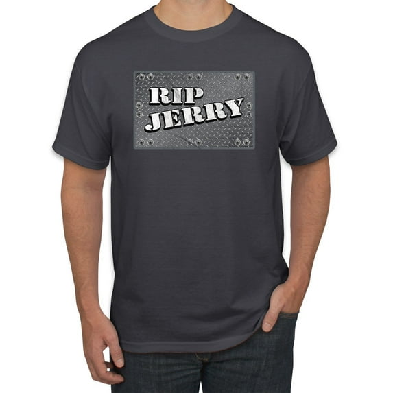 Wild Bobby RIP Jerry Springer 90's TV Talk Show Host Famous People Men's Tee, Charcoal, XX-Large