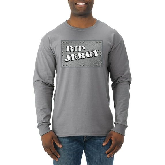 Wild Bobby RIP Jerry Springer 90's TV Talk Show Host Famous People Mens Long Sleeve Shirt, Heather Grey, Medium
