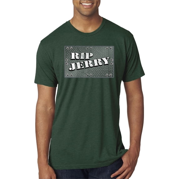 Wild Bobby RIP Jerry Springer 90's TV Talk Show Host Famous People Mens Premium Tri Blend Tee, Forest Green, Small