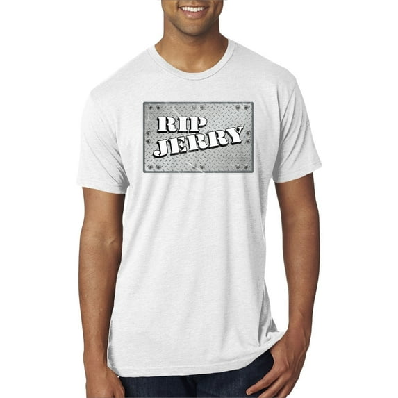 Wild Bobby RIP Jerry Springer 90's TV Talk Show Host Famous People Mens Premium Tri Blend Tee, Heather White, Medium
