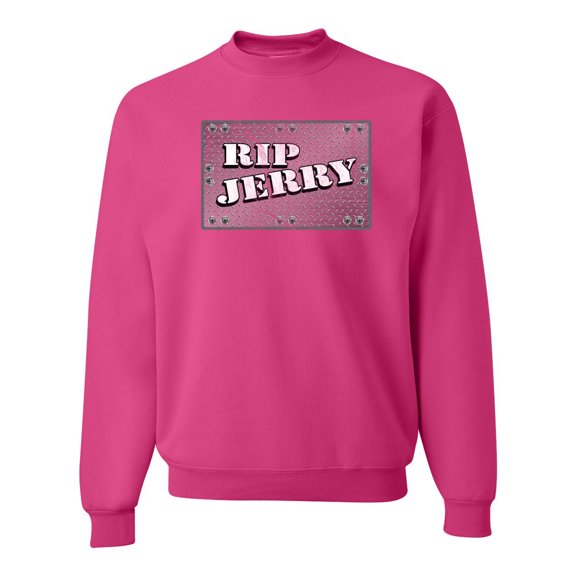 Wild Bobby RIP Jerry Springer 90's TV Talk Show Host Famous People Unisex Crewneck Sweatshirt, Fuschia, Large