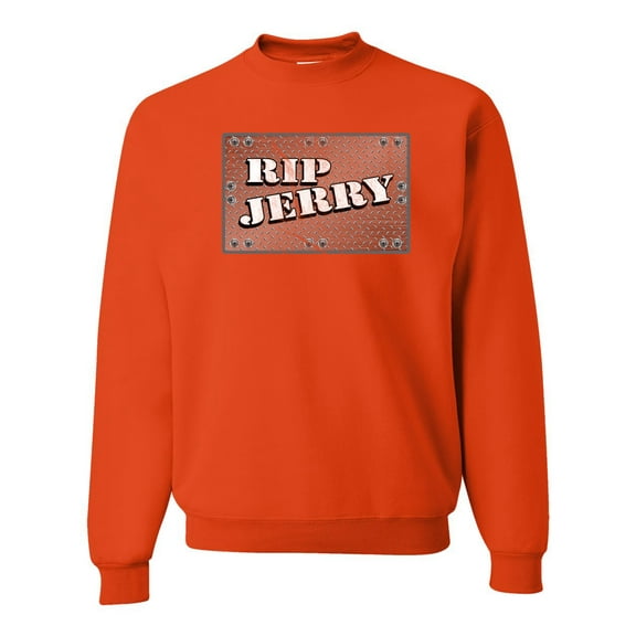Wild Bobby RIP Jerry Springer 90's TV Talk Show Host Famous People Unisex Crewneck Sweatshirt, Orange, Medium