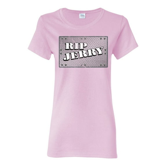 Wild Bobby RIP Jerry Springer 90's TV Talk Show Host Famous People Womens Graphic Tee, Light Pink, XX-Large