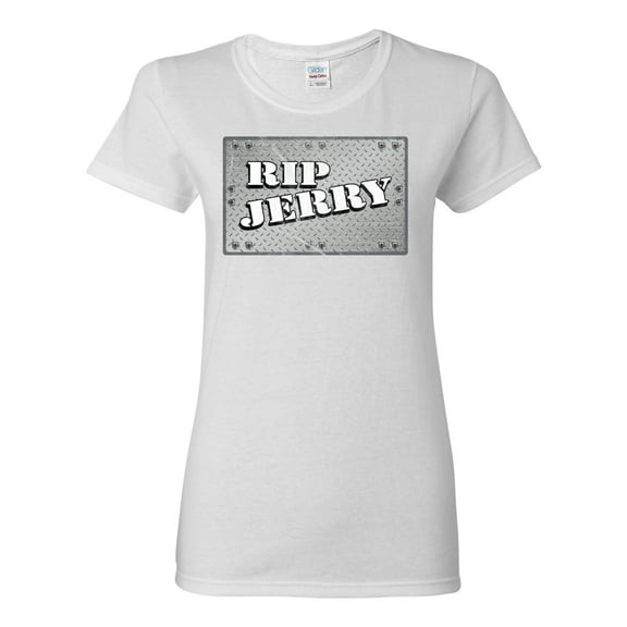 Wild Bobby RIP Jerry Springer 90's TV Talk Show Host Famous People Womens Graphic Tee, White, 3X-Large