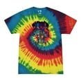 thumbnail image 1 of Wild Bobby, Rainbow Colored Skull in the Shadows, Pop Culture, Tie-Dye Tees, Reactive Rainbow, Large, 1 of 3
