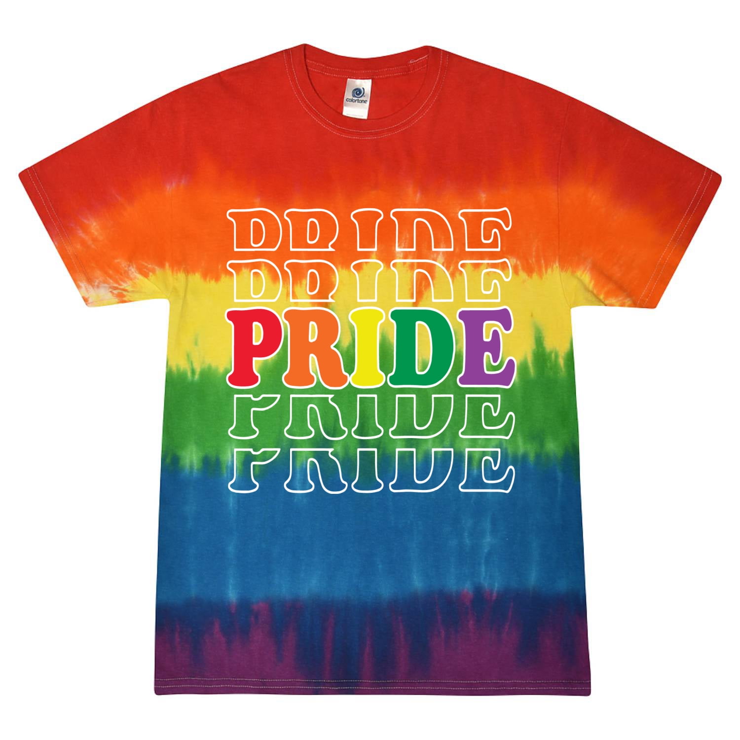 tie dye lgbt shirt