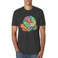 thumbnail image 1 of Wild Bobby Rainbow Painted I've Got The Whole World Dean Russo Design Inspirational/Christian Men Premium Tri Blend Tee, Vintage Black, Small, 1 of 6