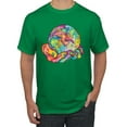 thumbnail image 1 of Wild Bobby Rainbow Painted I've Got The Whole World Dean Russo Design Inspirational/Christian Men Tee, Kelly, Medium, 1 of 6