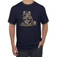 thumbnail image 1 of Wild Bobby, Raised On Sweet Tea & Country Music, Pop Culture, Men Graphic Tee, Navy, Large, 1 of 4