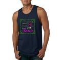 thumbnail image 1 of Wild Bobby, Raised On Sweet Tea & Jesus, Inspirational Christian, Men Graphic Tank Top, Navy, X-Large, 1 of 5