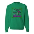 thumbnail image 1 of Wild Bobby, Raised On Sweet Tea & Jesus, Inspirational Christian, Unisex Crewneck Graphic Sweatshirt, Kelly, Medium, 1 of 5