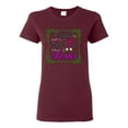 thumbnail image 1 of Wild Bobby, Raised On Sweet Tea & Jesus, Inspirational Christian, Women Graphic Tee, Maroon, Small, 1 of 5