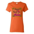 thumbnail image 1 of Wild Bobby, Raised On Sweet Tea & Jesus, Inspirational Christian, Women Graphic Tee, Orange, 3X-Large, 1 of 5