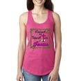 thumbnail image 1 of Wild Bobby, Raised On Sweet Tea & Jesus, Inspirational Christian, Women Racerback Tank Top, Raspberry, Medium, 1 of 5